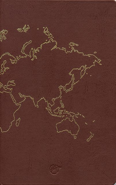 世界筆記本(咖啡色)